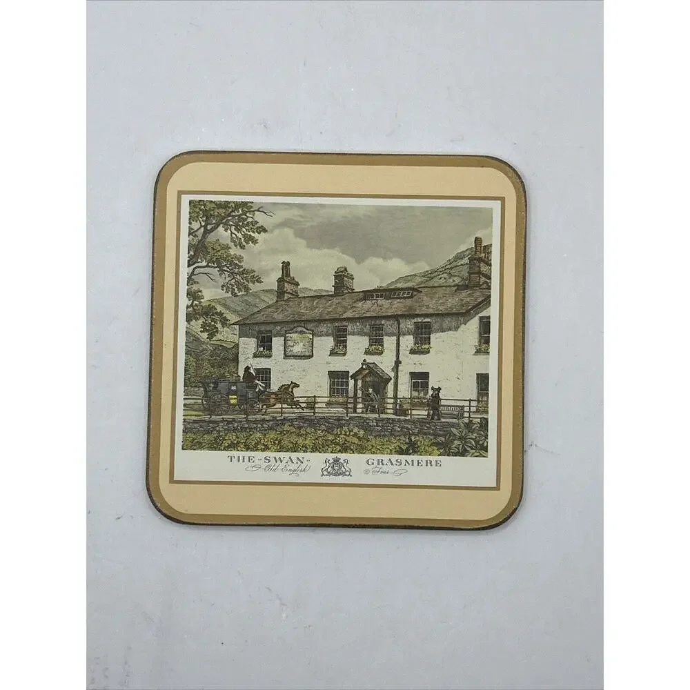 Pimpernel Traditional Collection English Village Place Mats And Coasters Vintage
